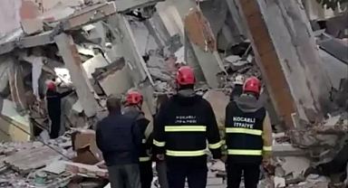 Kocaeli Gebze ilçesinde bina çöktü!