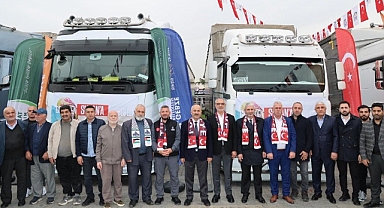 Gebze’den Sudan’a Uzanan “Kardeş Eli” yardım konvoyu yola çıktı