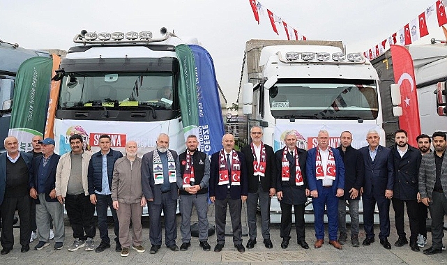 Gebze’den Sudan’a Uzanan “Kardeş Eli” yardım konvoyu yola çıktı