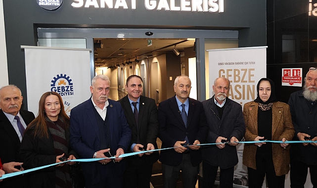 Gebze Basın Tarihi Sergisi sanatseverlerle buluştu