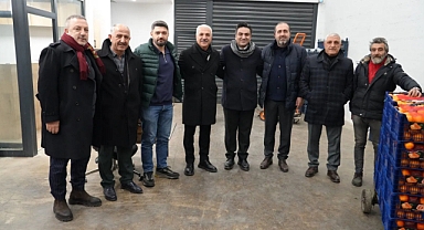 Gebze Ticaret Odası’ndan Sebze Meyve Hal Derneği’ne hayırlı olsun ziyareti