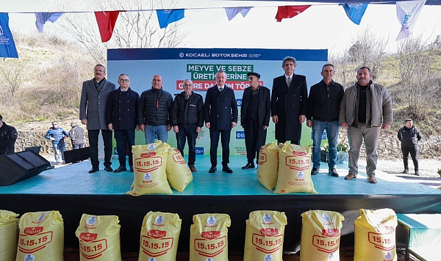 Kocaeli Büyükşehir Belediyesi 5 bin çiftçiye gübre dağıtımına başladı