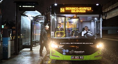 Kocaeli Büyükşehir Belediyesi’nden gece ulaşımına yeni düzenleme