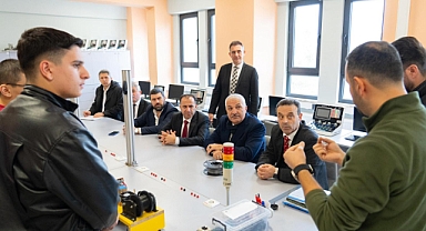 GTO, meslek liselerindeki projeleri yerinde inceledi