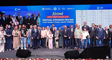 Kocaeli’de Cedid Konutlarında Kura Çekimi Tamamlandı